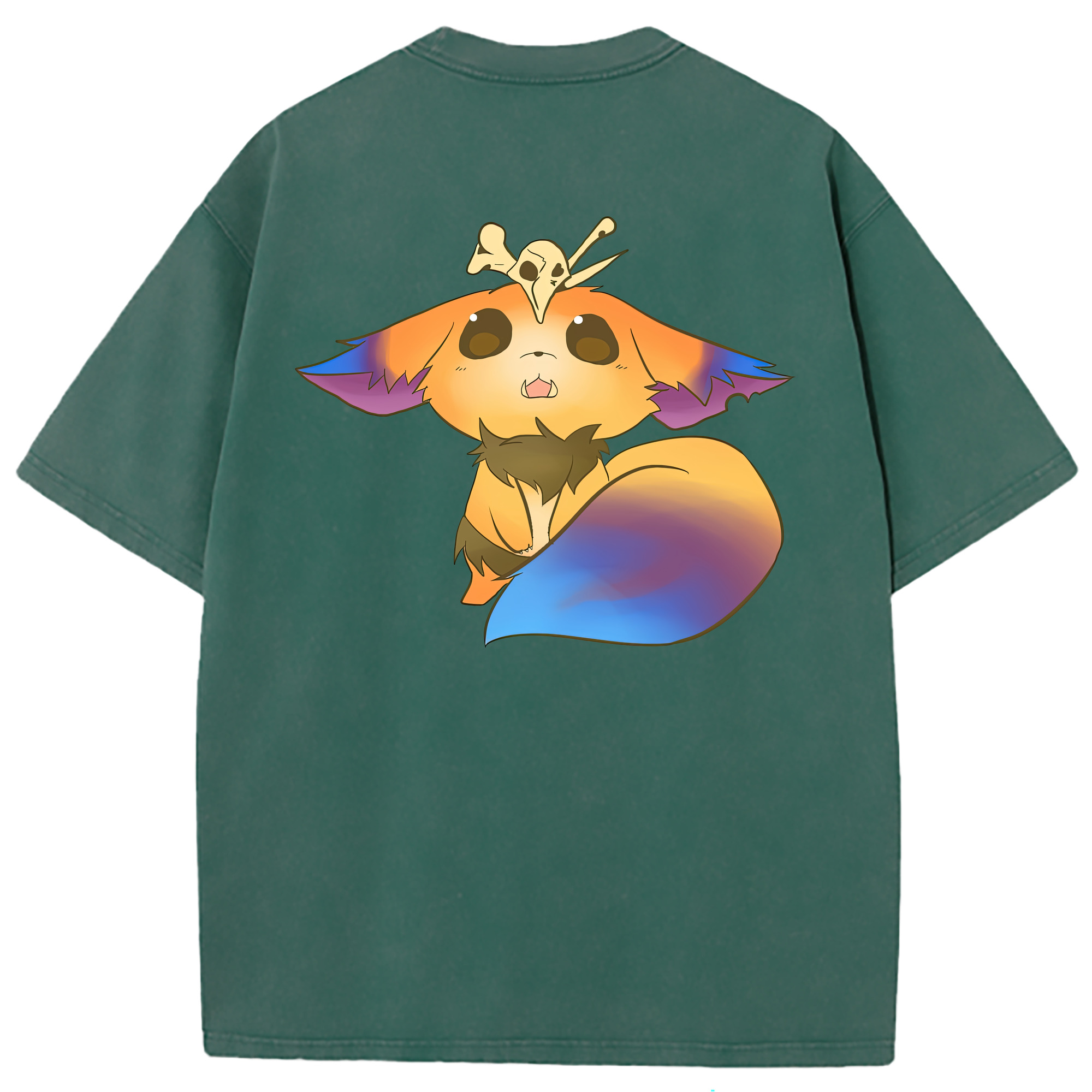 （画像用） リーグ・オブ・レジェンド League of Legends LOL 綿100% ヴィンテージ風 半袖Tシャツ（背面プリント）